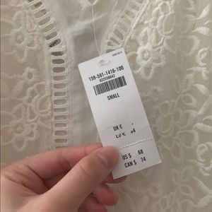 ABERCROMBIE white lace dress